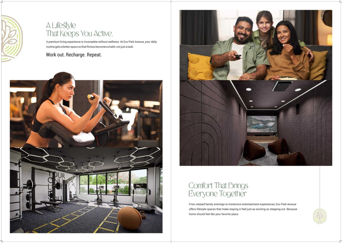 Gym and lift lobby